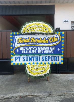 Papan Bunga Duka di Antang Kalang
